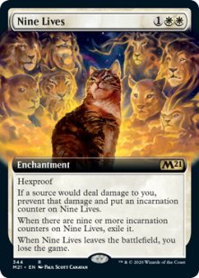 Nine Lives (foil) (extended art)