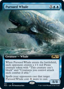 Pursued Whale (foil) (extended art)