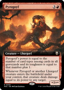 Pyrogoyf (ripple foil) (extended art)