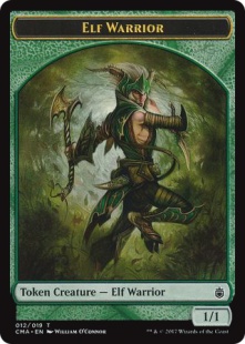 Elf Warrior token (1/1)