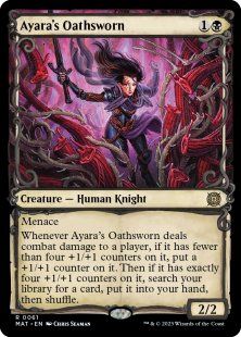 Ayara's Oathsworn (#61) (foil) (showcase)