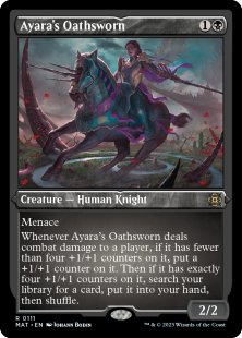 Ayara's Oathsworn (#111) (foil-etched)