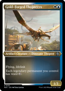 Gold-Forged Thopteryx (#131) (foil-etched)