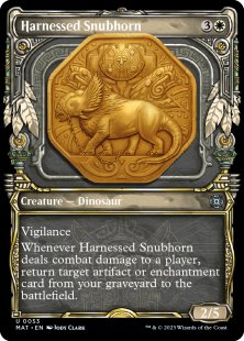 Harnessed Snubhorn (#53) (foil) (showcase)