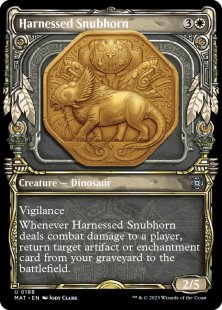 Harnessed Snubhorn (#188) (halo foil) (showcase)