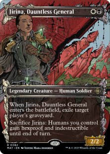 Jirina, Dauntless General (#82) (foil) (showcase)