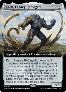 Karn, Legacy Reforged (#184) (foil) (extended art)