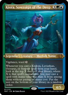 Kiora, Sovereign of the Deep (#135) (foil-etched)