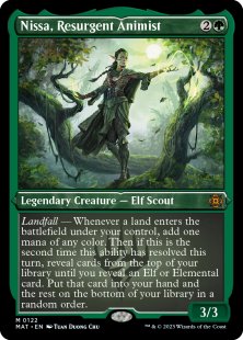 Nissa, Resurgent Animist (#122) (foil-etched)