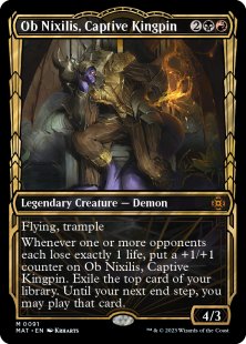 Ob Nixilis, Captive Kingpin (#91) (foil) (showcase)