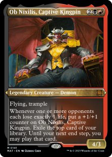 Ob Nixilis, Captive Kingpin (#141) (foil-etched)