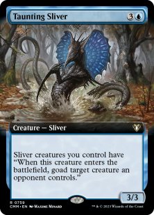 Taunting Sliver (extended art)