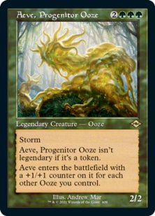 Aeve, Progenitor Ooze (retro frame) (foil-etched) (showcase)