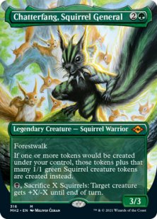 Chatterfang, Squirrel General (foil) (borderless)