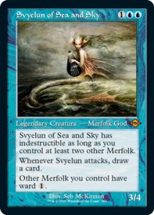 Svyelun of Sea and Sky (retro frame) (foil-etched) (showcase)