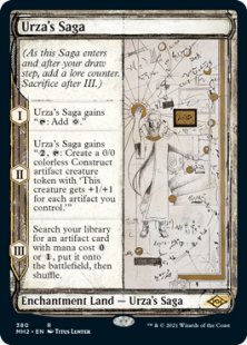 Urza's Saga (sketch) (foil) (showcase)