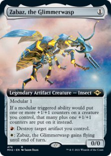 Zabaz, the Glimmerwasp (extended art)