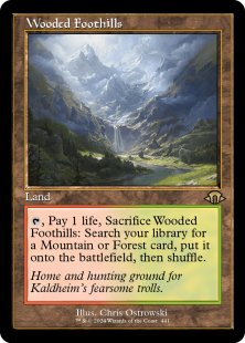 Wooded Foothills (#441) (retro frame) (showcase)