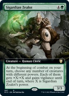 Sigardian Zealot (extended art)