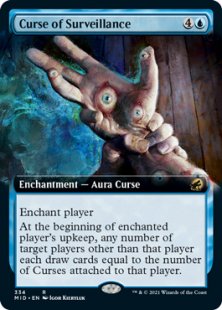 Curse of Surveillance (foil) (extended art)