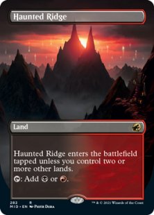 Haunted Ridge (foil) (borderless)