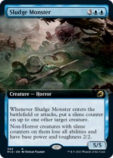 Sludge Monster (foil) (extended art)