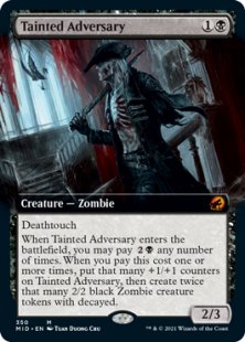 Tainted Adversary (foil) (extended art)