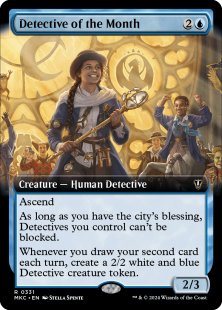 Detective of the Month (extended art)