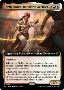 Nelly Borca, Impulsive Accuser (extended art)