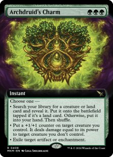 Archdruid's Charm (foil) (extended art)