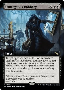 Outrageous Robbery (foil) (extended art)