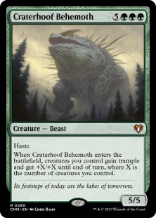 Craterhoof Behemoth (foil)