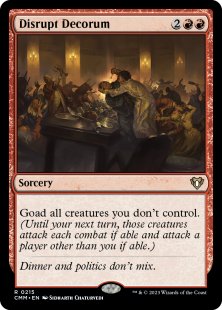 Disrupt Decorum (foil)