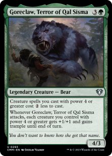 Goreclaw, Terror of Qal Sisma (foil)