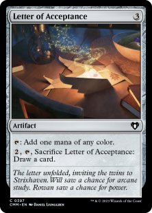 Letter of Acceptance (foil)