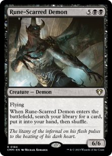 Rune-Scarred Demon (foil)