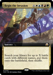 Begin the Invasion (foil) (extended art)