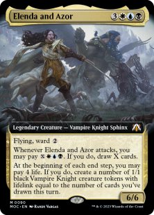 Elenda and Azor (foil) (extended art)