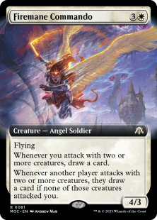 Firemane Commando (foil) (extended art)