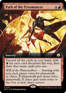 Path of the Pyromancer (foil) (extended art)