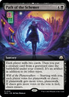 Path of the Schemer (foil) (extended art)