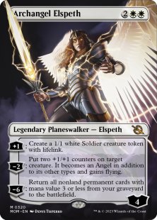 Archangel Elspeth (foil) (borderless)