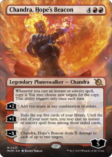 Chandra, Hope's Beacon (foil) (borderless)