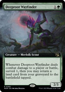 Deeproot Wayfinder (foil) (extended art)