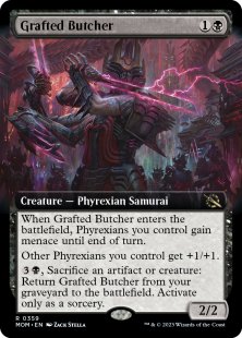 Grafted Butcher (foil) (extended art)