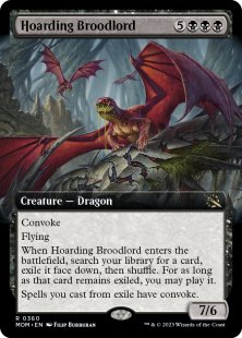 Hoarding Broodlord (foil) (extended art)