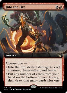 Into the Fire (foil) (extended art)