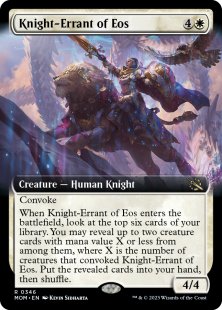 Knight-Errant of Eos (foil) (extended art)