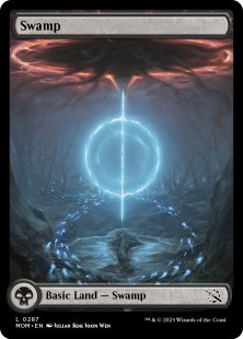 Swamp (#287) (foil) (full art)