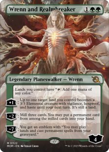 Wrenn and Realmbreaker (foil) (borderless)